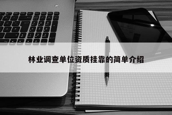 林業調查單位資質掛靠的簡單介紹