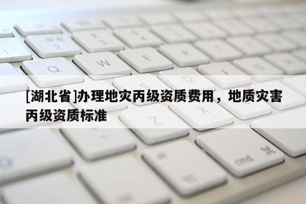 [湖北省]辦理地災丙級資質費用，地質災害丙級資質標準