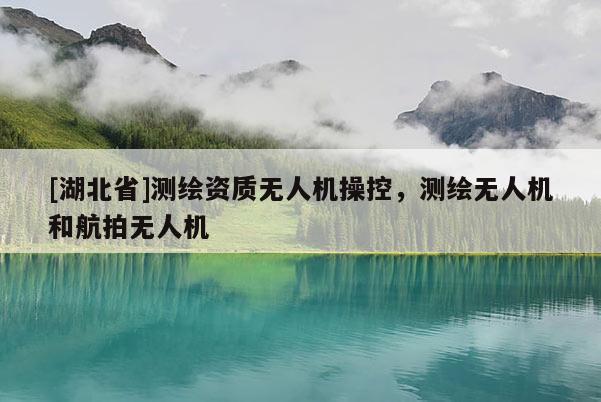[湖北省]測繪資質無人機操控，測繪無人機和航拍無人機
