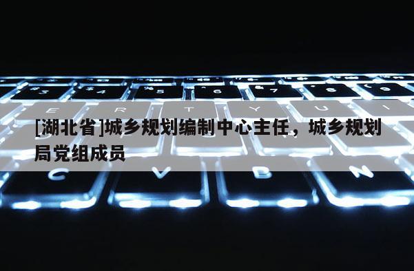 [湖北省]城鄉規劃編制中心主任，城鄉規劃局黨組成員
