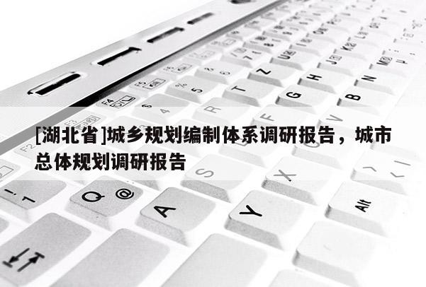 [湖北省]城鄉規劃編制體系調研報告，城市總體規劃調研報告