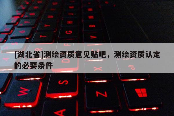[湖北省]測繪資質意見貼吧，測繪資質認定的必要條件