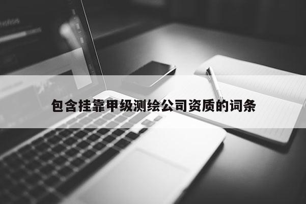 包含掛靠甲級(jí)測(cè)繪公司資質(zhì)的詞條