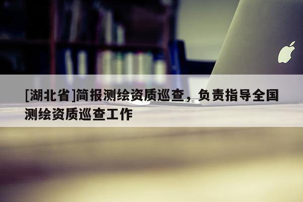 [湖北省]簡報測繪資質(zhì)巡查，負(fù)責(zé)指導(dǎo)全國測繪資質(zhì)巡查工作