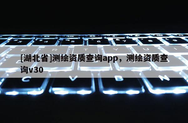 [湖北省]測繪資質(zhì)查詢app，測繪資質(zhì)查詢v30