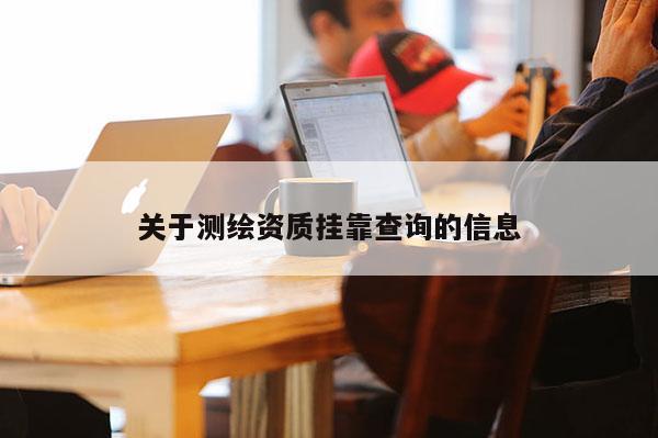 關于測繪資質掛靠查詢的信息
