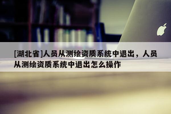 [湖北省]人員從測繪資質系統中退出，人員從測繪資質系統中退出怎么操作