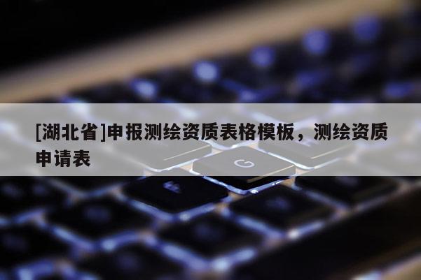 [湖北省]申報測繪資質表格模板，測繪資質申請表
