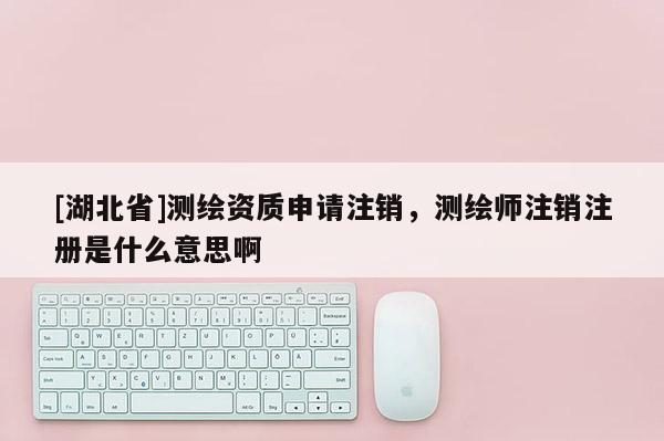 [湖北省]測(cè)繪資質(zhì)申請(qǐng)注銷，測(cè)繪師注銷注冊(cè)是什么意思啊