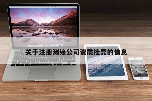 關于注冊測繪公司資質掛靠的信息