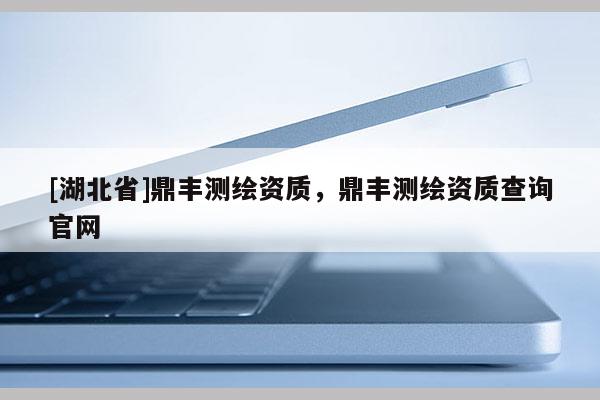 [湖北省]鼎豐測繪資質，鼎豐測繪資質查詢官網