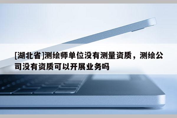 [湖北省]測繪師單位沒有測量資質，測繪公司沒有資質可以開展業務嗎