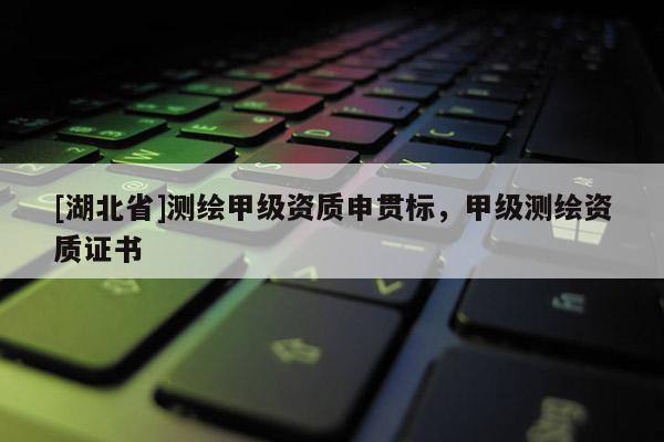 [湖北省]測繪甲級資質申貫標，甲級測繪資質證書