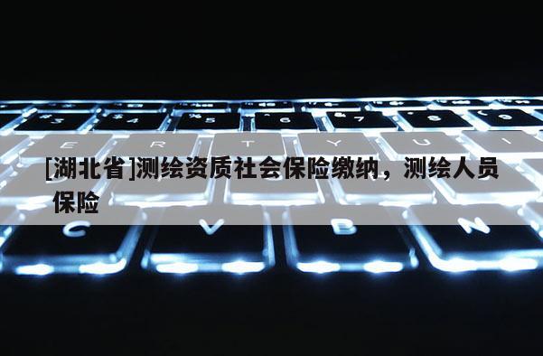[湖北省]測繪資質社會保險繳納，測繪人員 保險