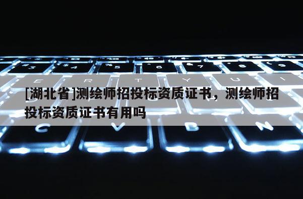 [湖北省]測繪師招投標資質證書，測繪師招投標資質證書有用嗎